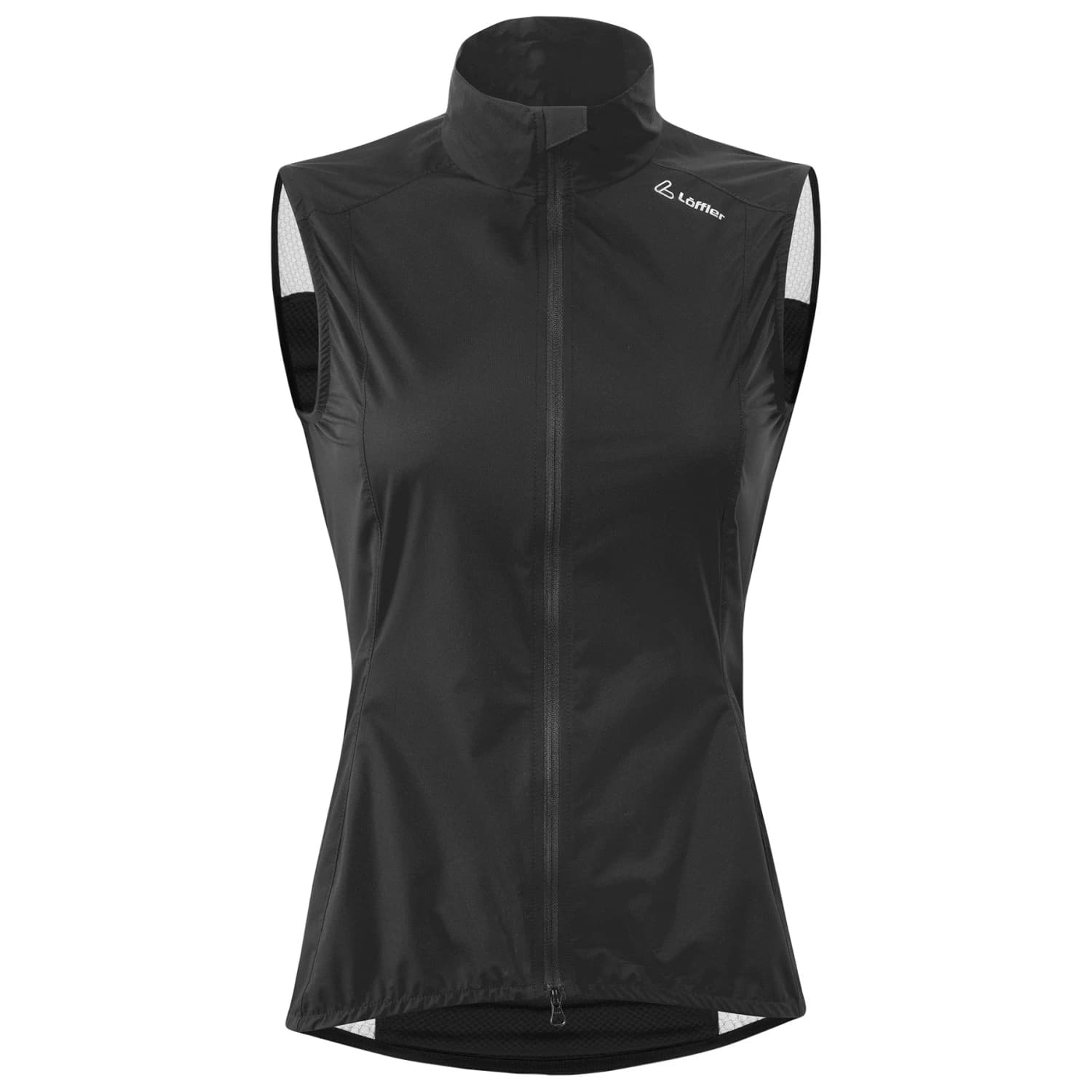 Дамски елек за колоездене Löffler Women's Bike Vest WPM Pocket Cycling vest - Black