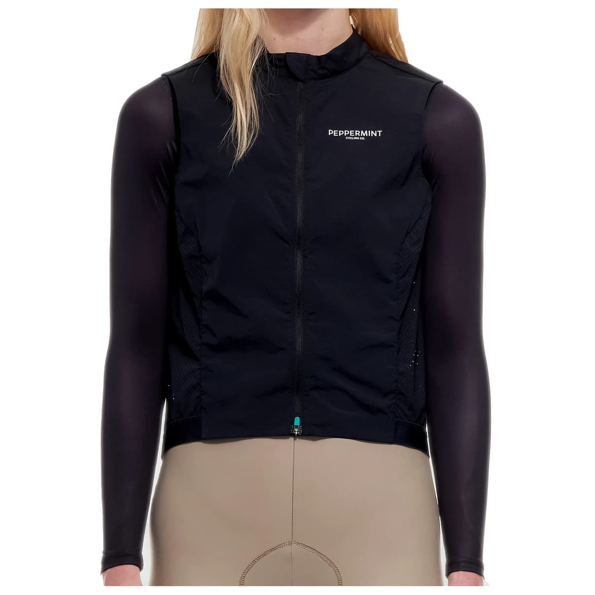 Дамски елек за колоездене PEPPERMINT Women's Signature Gilet Cycling vest - Black