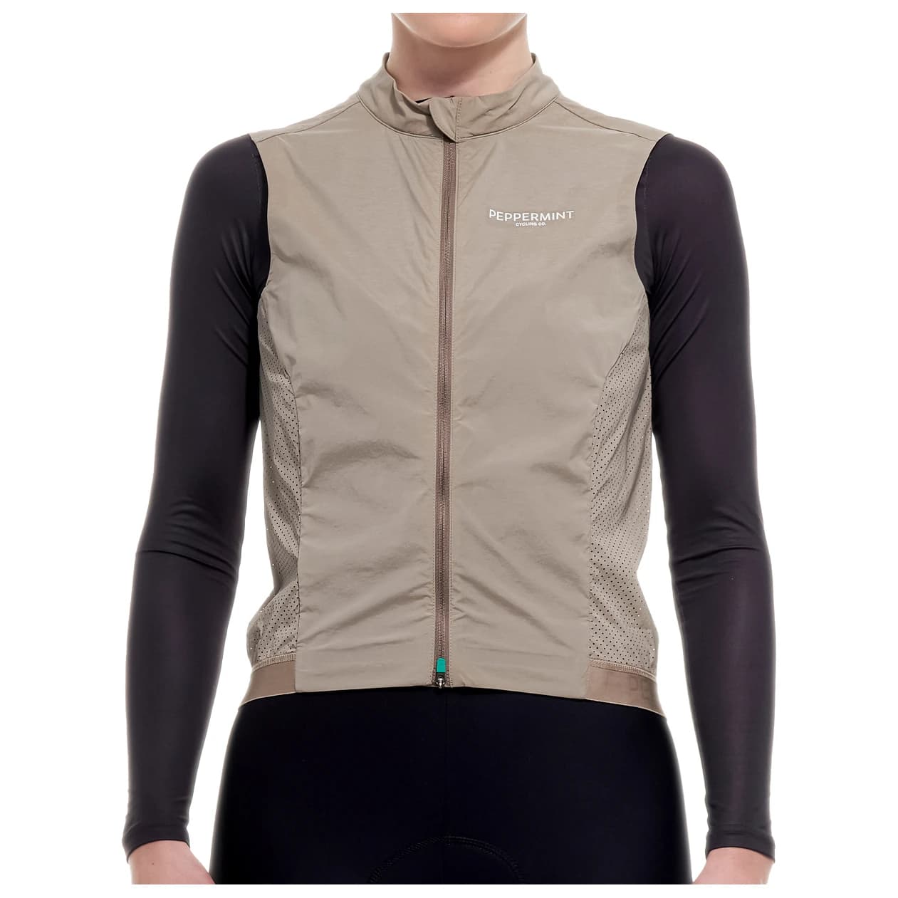 Дамски елек за колоездене PEPPERMINT Women's Signature Gilet Cycling vest - Sahara