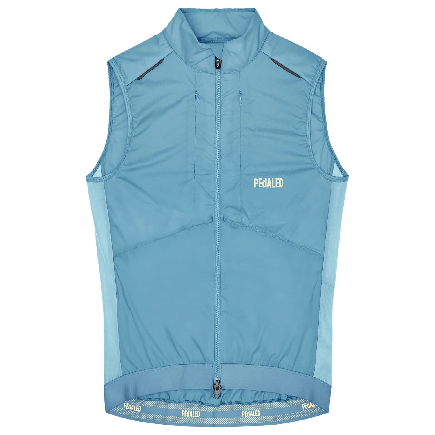 Дамски елек за колоездене Pedaled Women's Odyssey Insulated Vest Cycling vest - Light Blue