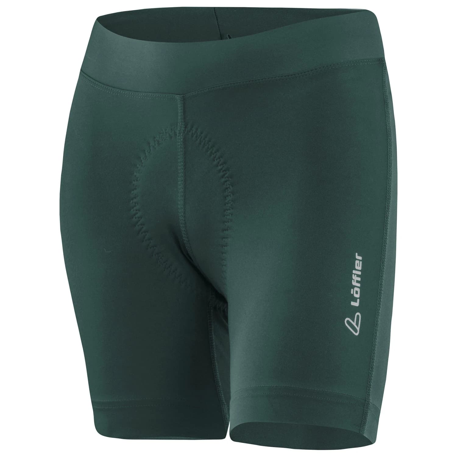 Дамски шорти за колоездене Löffler Women's Bike-Hose Tour Extrakurz Cycling bottoms - Forest