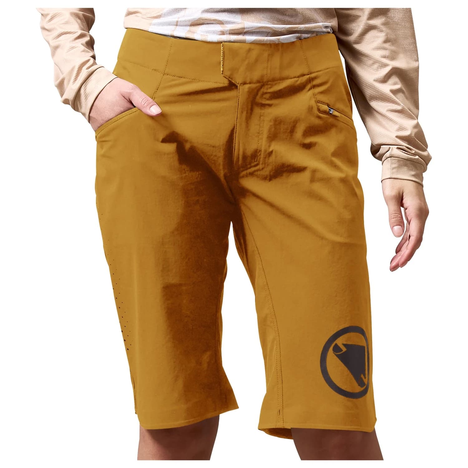 Дамски шорти за колоездене Endura Women's Singletrack Lite Shorts Cycling bottoms - Trail Bronze
