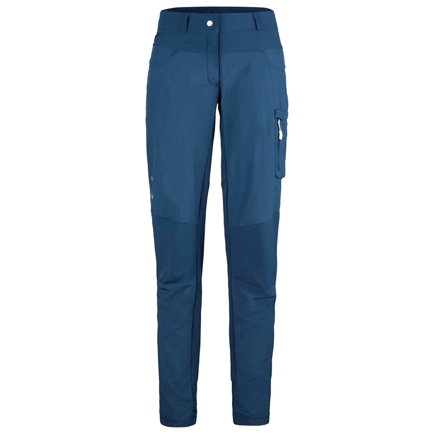 Дамски дълъг панталон за колоездене Vaude Women's Qimsa Pants Cycling bottoms - Dark Sea Uni