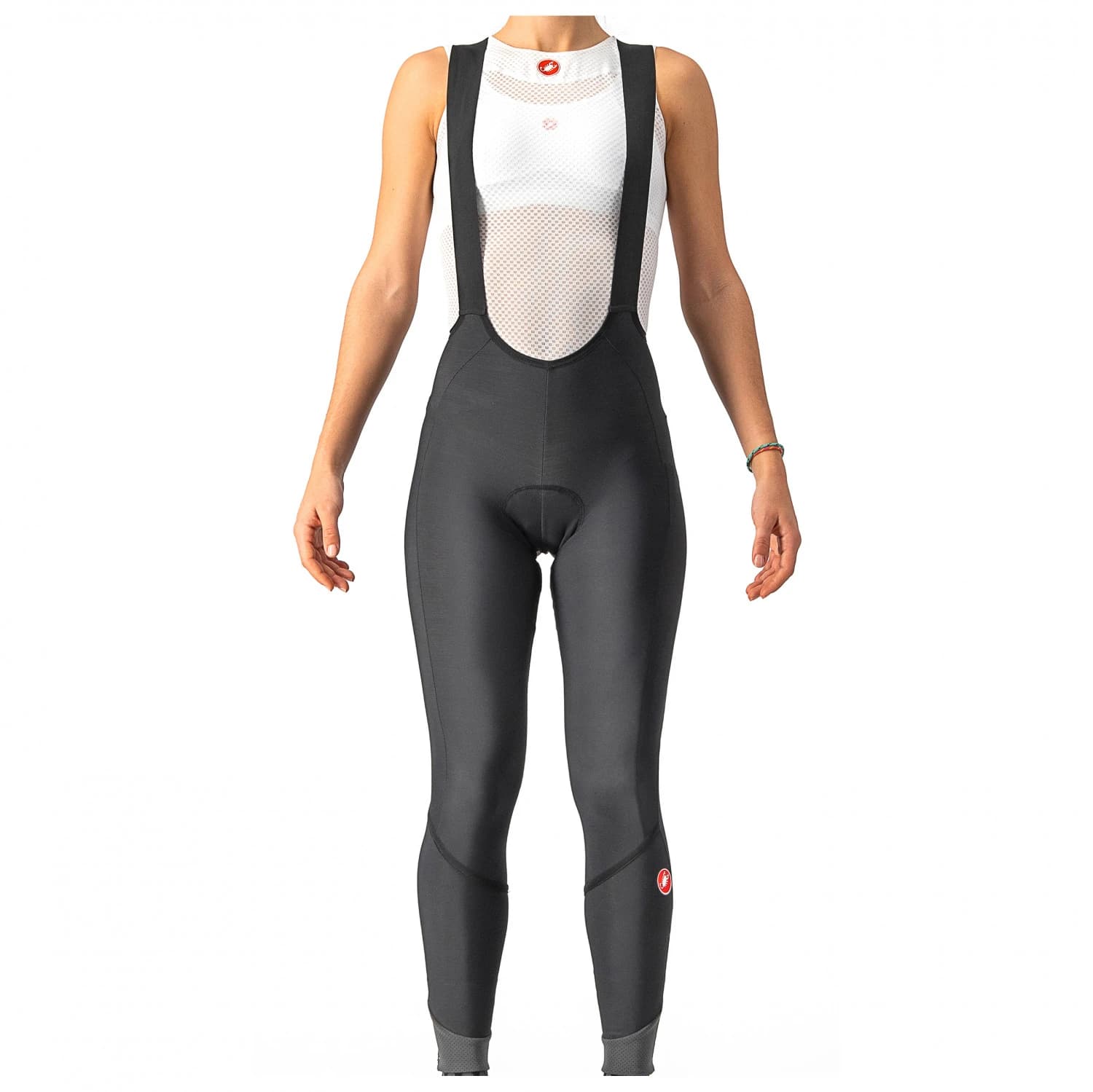 Дамски клин за колоездене Castelli Women's Velocissima DT Bibtight Cycling bottoms - Black / Black Reflex