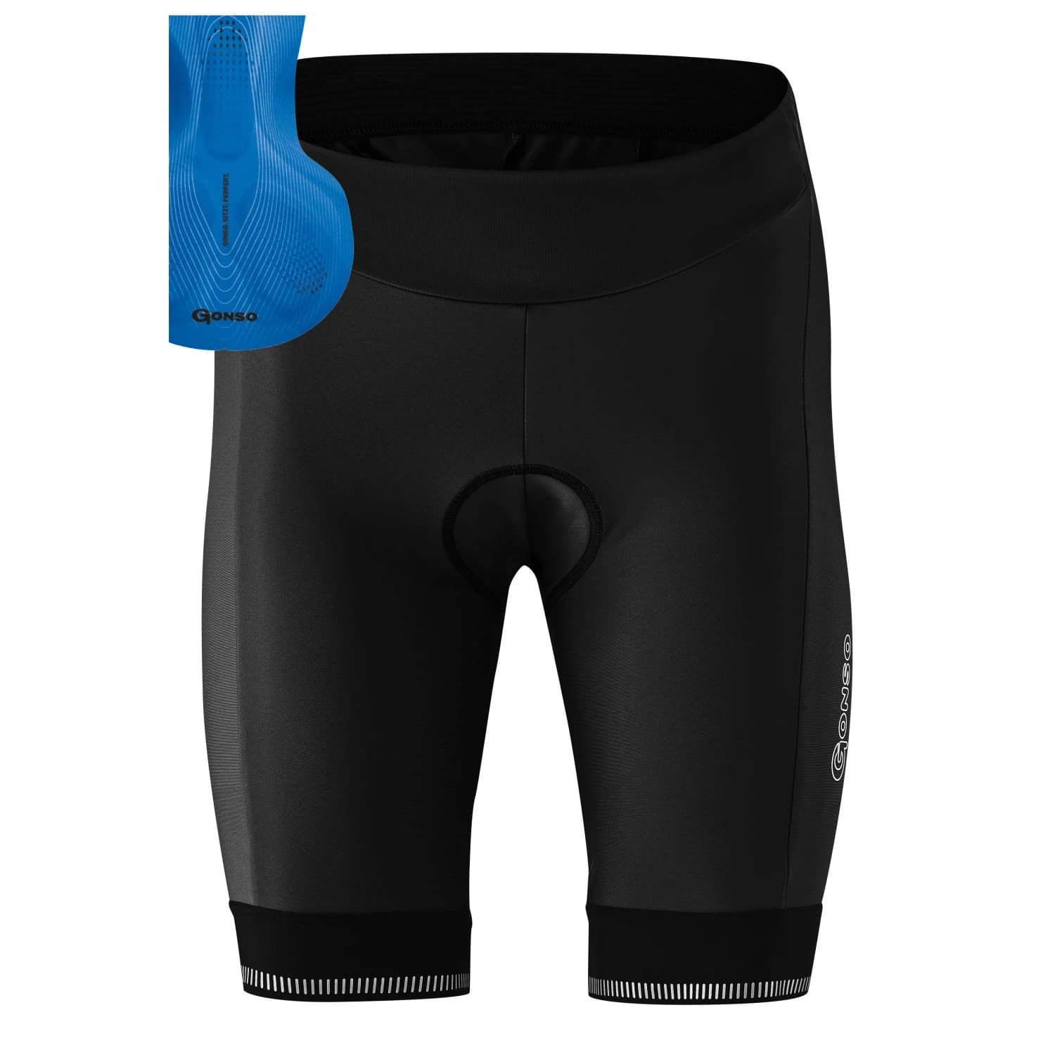 Дамски шорти за колоездене Gonso Women's Sitivo Cycling bottoms - Black / Skydiver