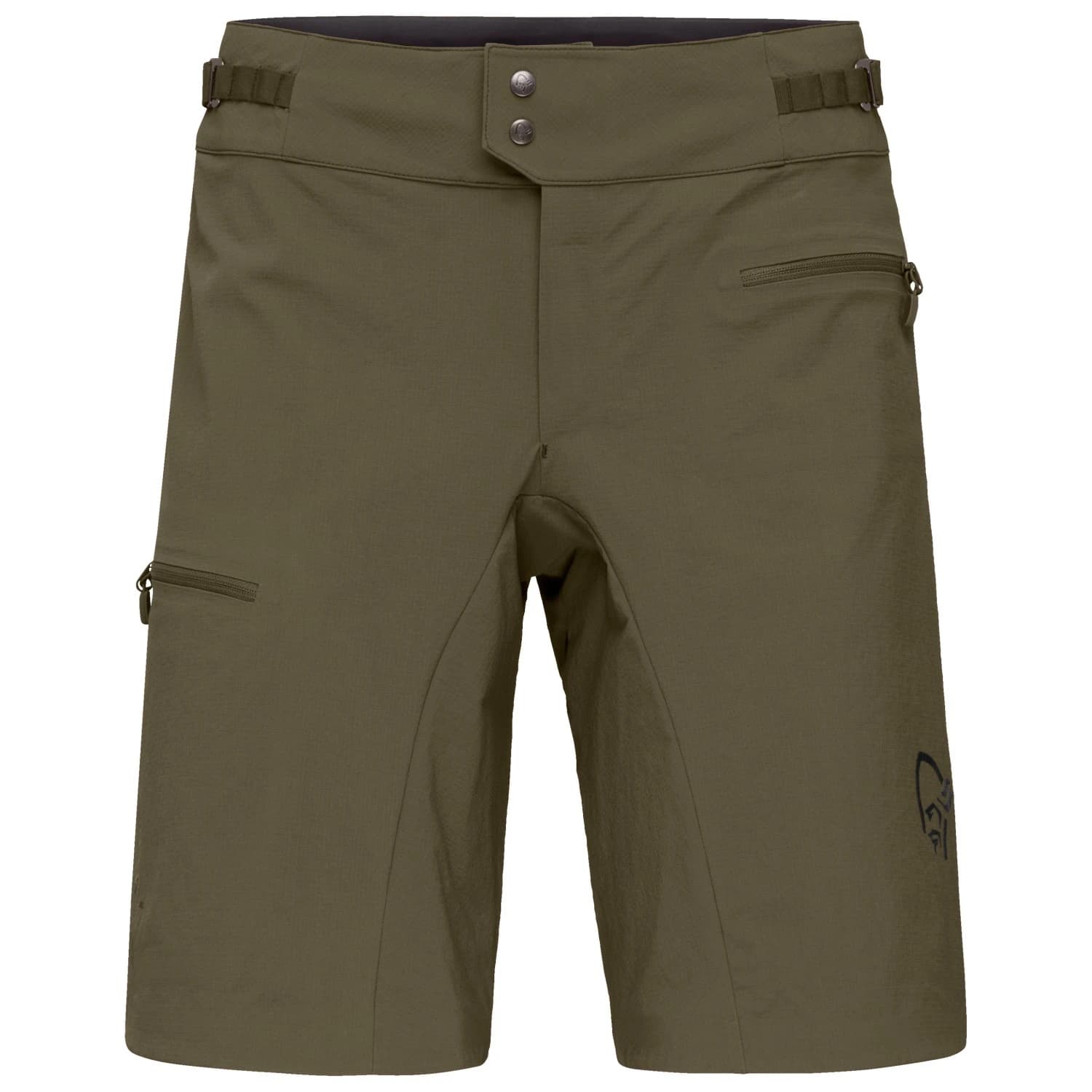 Дамски шорти за колоездене Norrøna Women's Fjørå Flex1 Light Shorts Cycling bottoms - Olive Night