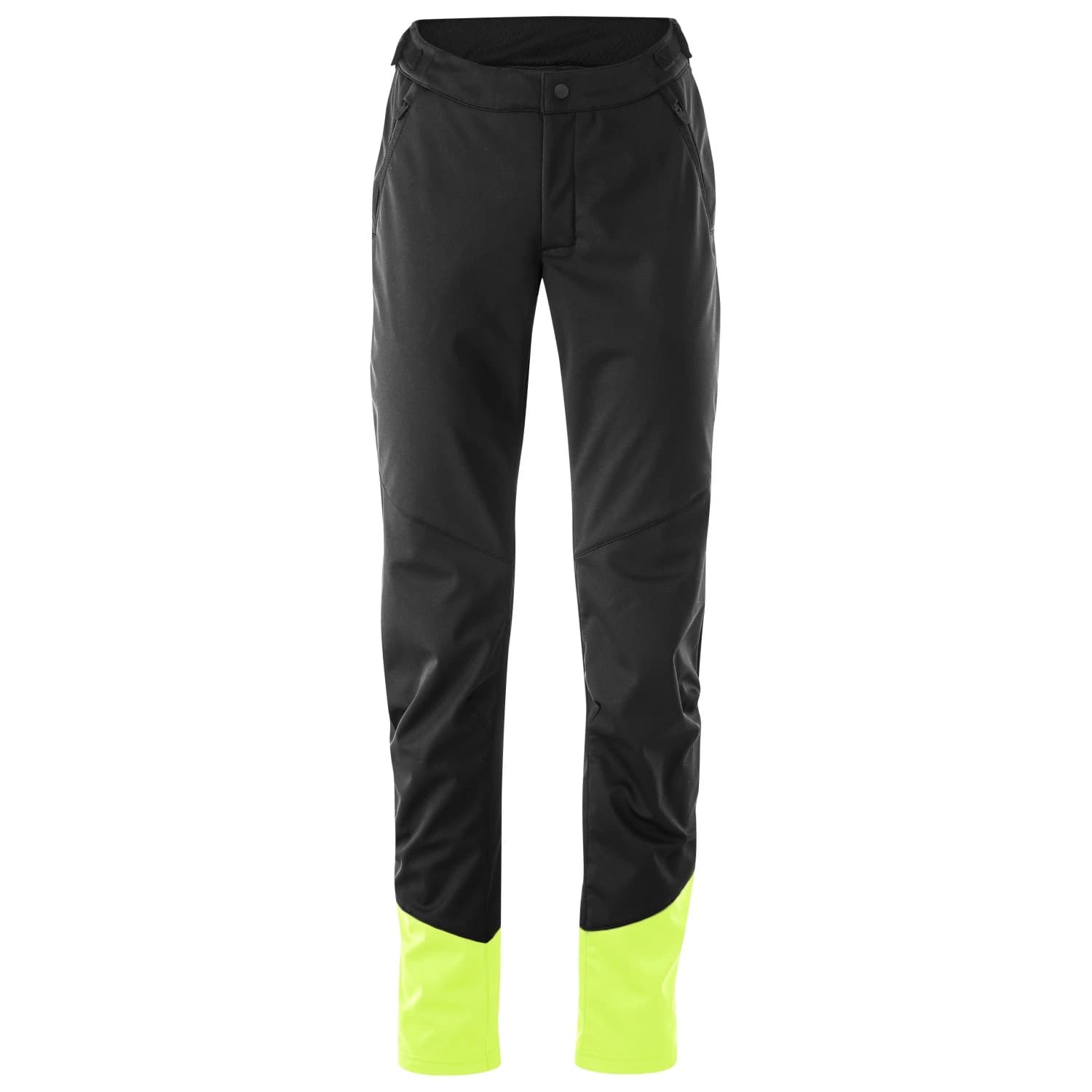 Дълъг панталон за колоездене Gonso Women's Adventure Pants Softshell Cycling bottoms - Black / Safety Yellow