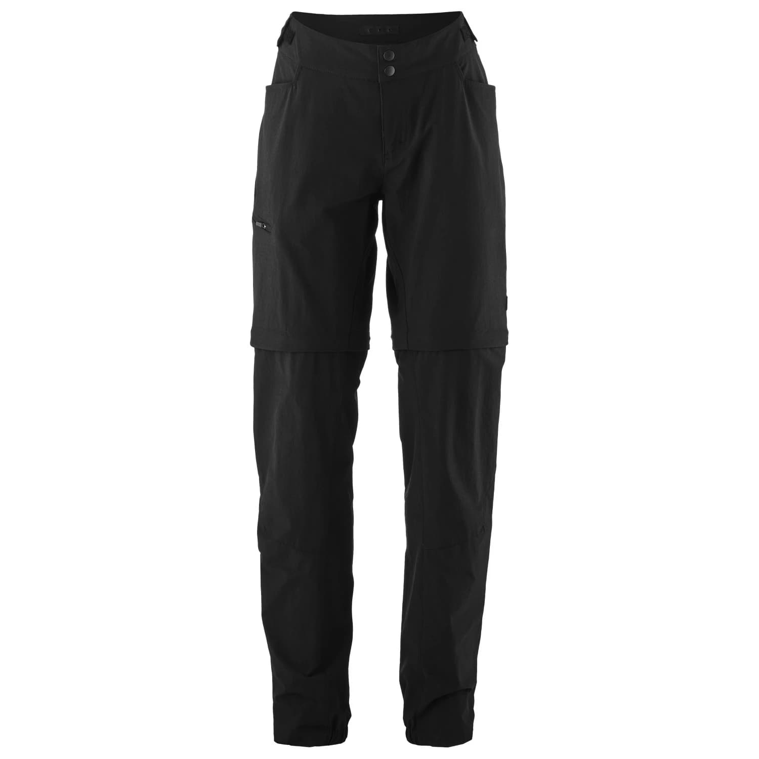 Дамски дълъг панталон за колоездене Gonso Women's Adventure Pants Zip Off Cycling bottoms - Black