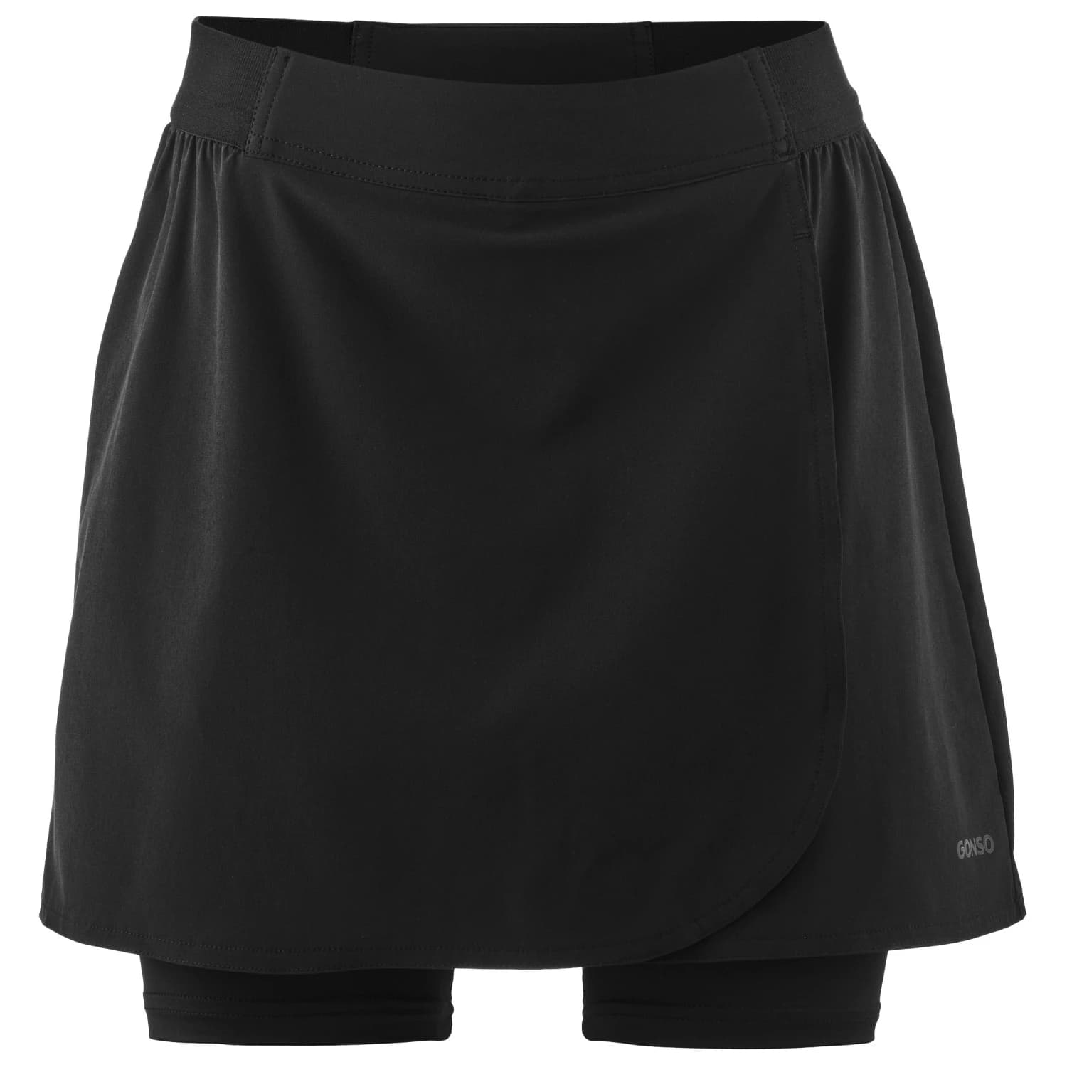 Дамски шорти за колоездене Gonso Women's Adventure Skirt Cycling bottoms - Black