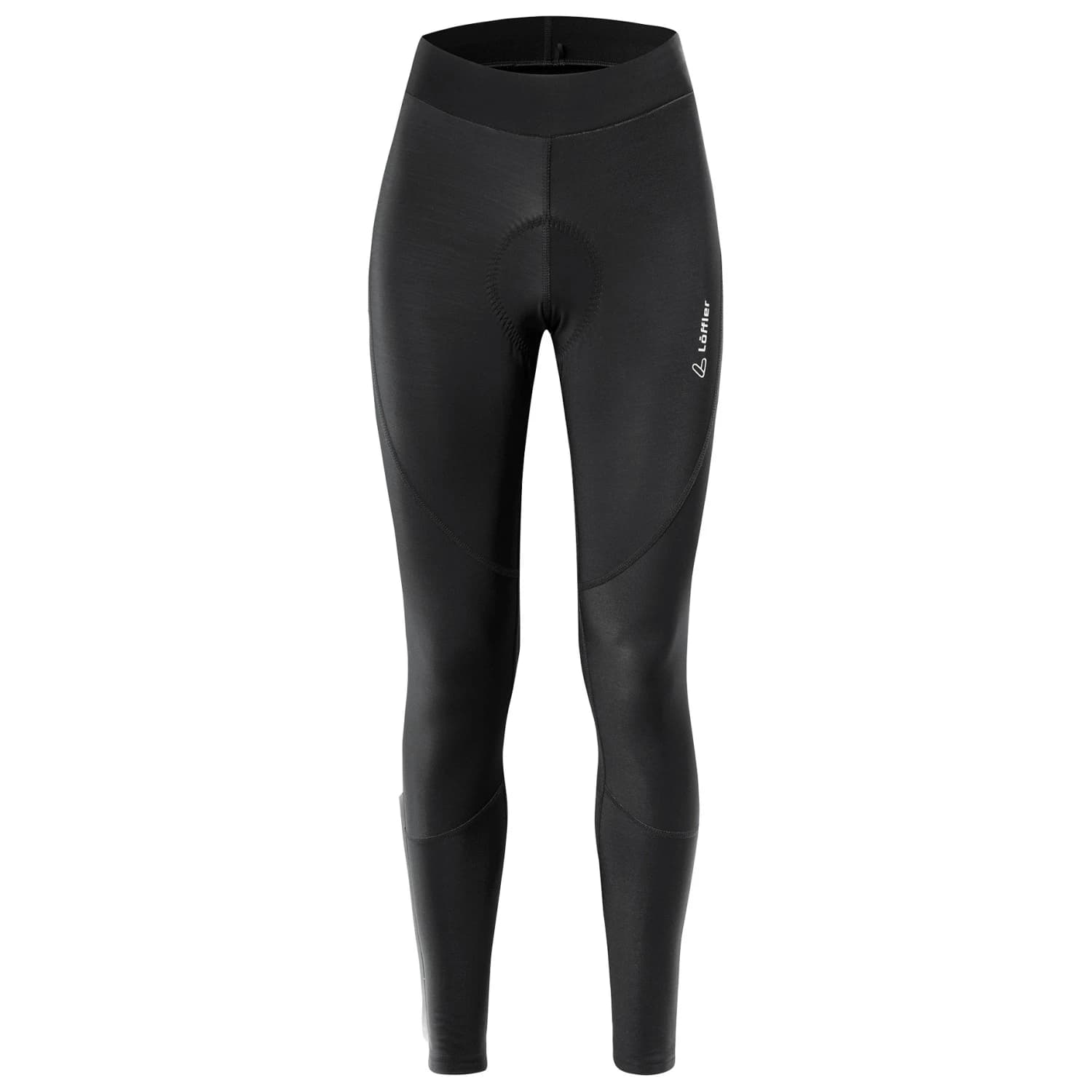 Дамски дълъг панталон за колоездене Löffler Women's Bike Tights Thermo Elastic Cycling bottoms - Black
