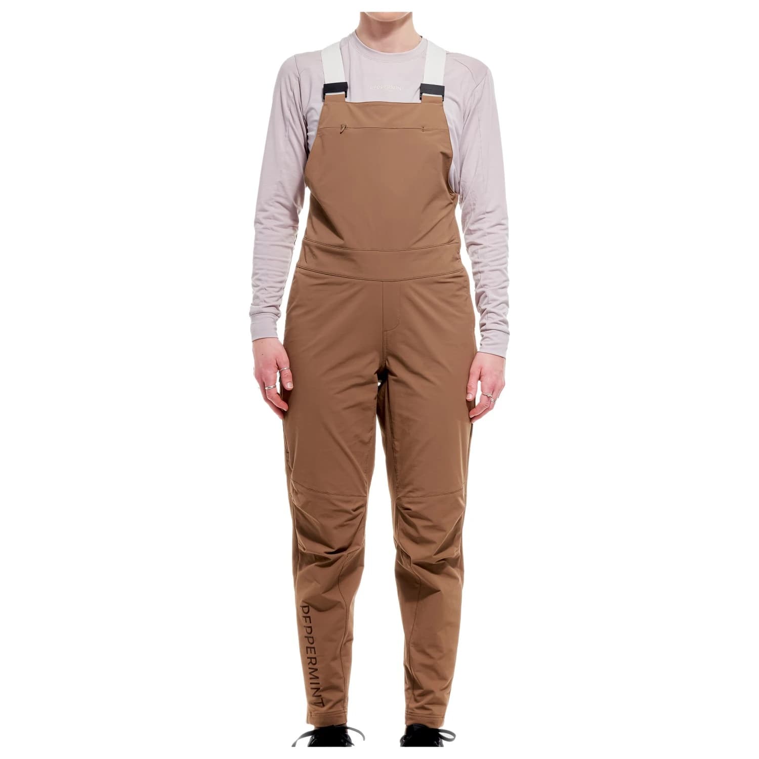 Дамски дълъг панталон за колоездене PEPPERMINT Women's Signature Overall Cycling bottoms - Mocha