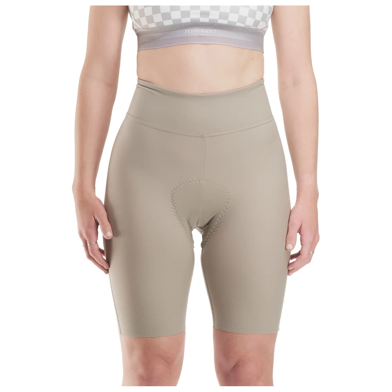 Дамски шорти за колоездене Peppermint Women's Signature Short Cycling bottoms - Sahara