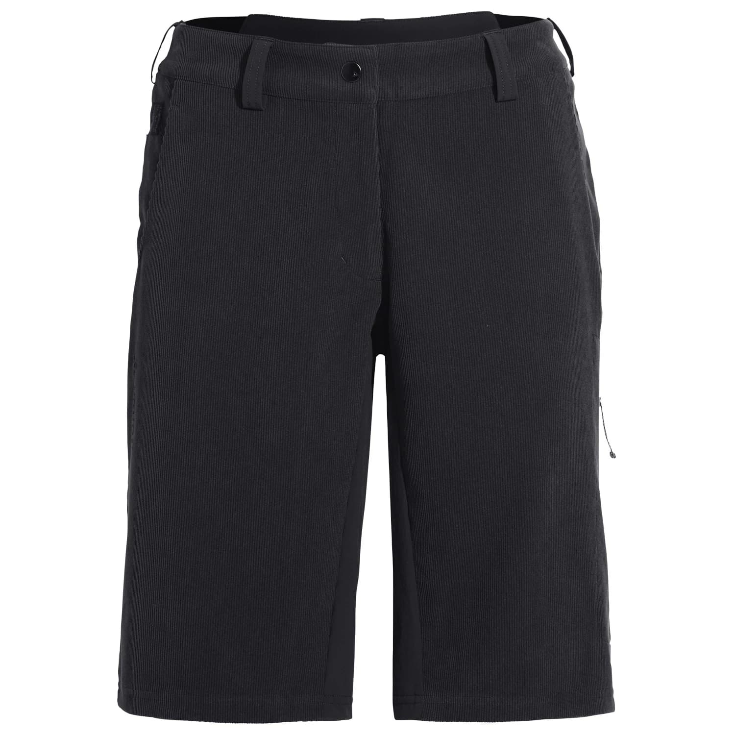 Дамски шорти за колоездене Vaude Women's Loamer Base Cord Shorts Cycling bottoms - Black