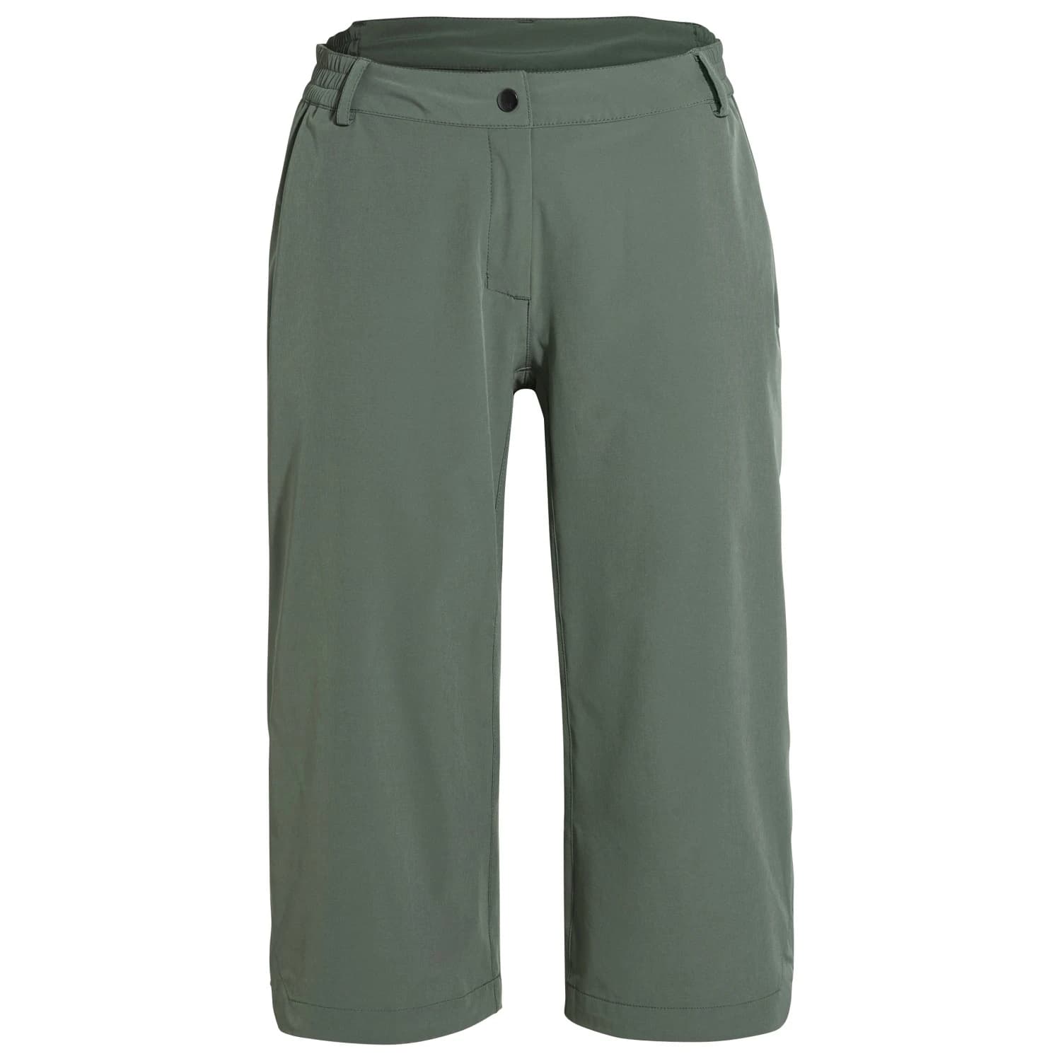 Дамски шорти за колоездене Vaude Women's Tamaro Base Capri Pants Cycling bottoms - Agave