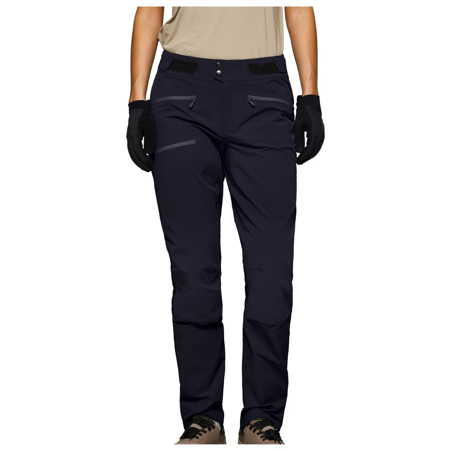 Дамски дълъг панталон за колоездене Norrøna Women's Fjørå Flex1 Pants Cycling bottoms - Caviar Black