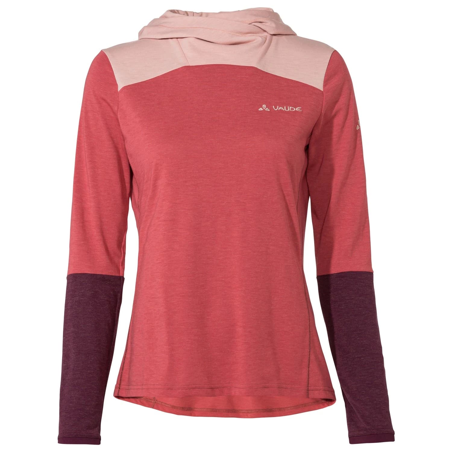 Дамска фланелка с дълъг ръкав за колоездене Vaude Women's Tremalzo L/S Shirt Cycling jersey - Brick