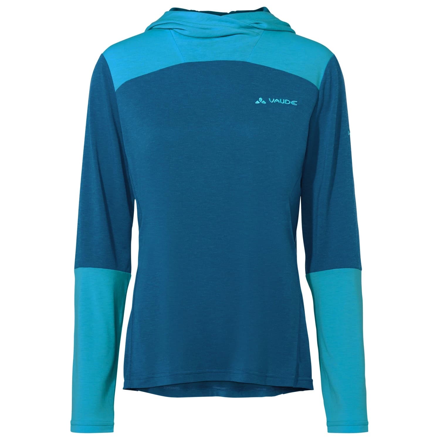 Дамска фланелка с дълъг ръкав за колоездене Vaude Women's Tremalzo L/S Shirt Cycling jersey - Shore Blue