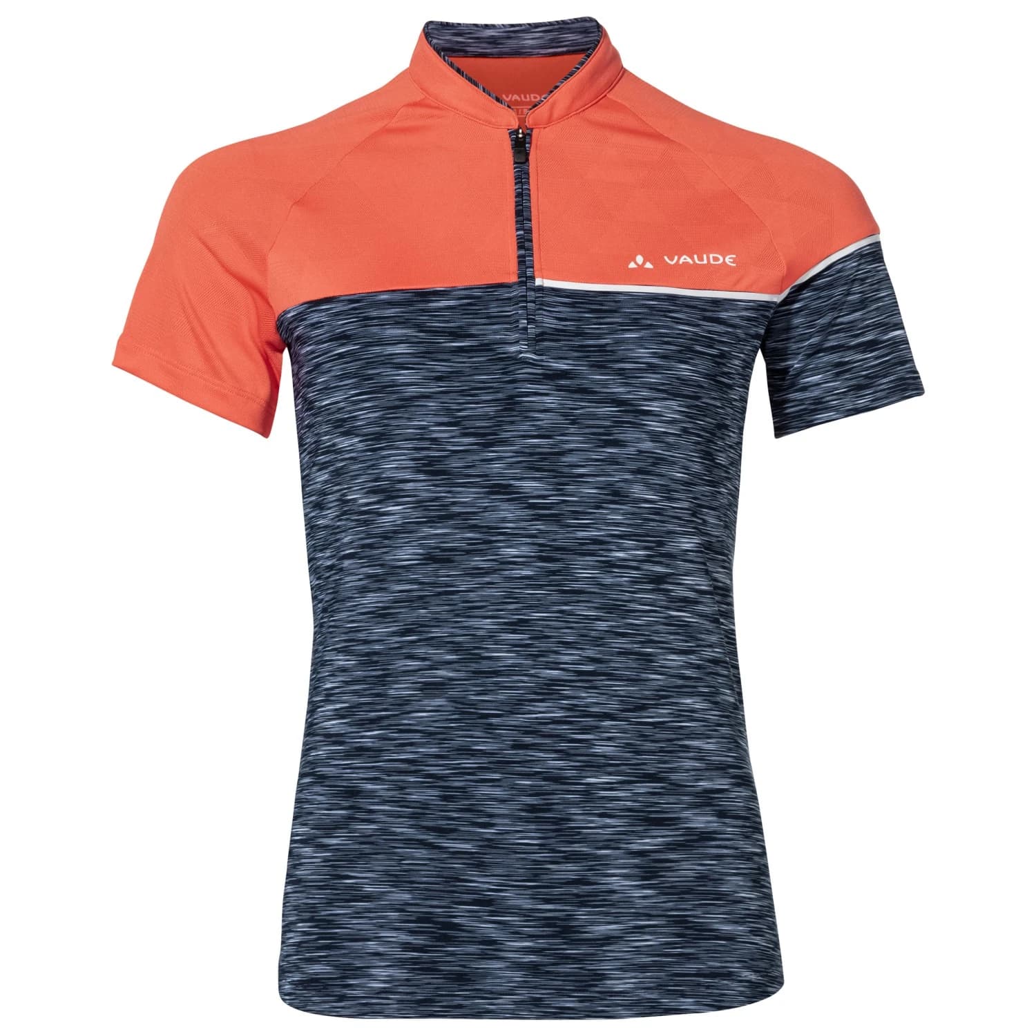 Дамска фланелка с къс ръкав за колоездене Vaude Women's Altissimo Shirt Cycling jersey - Dark Sea