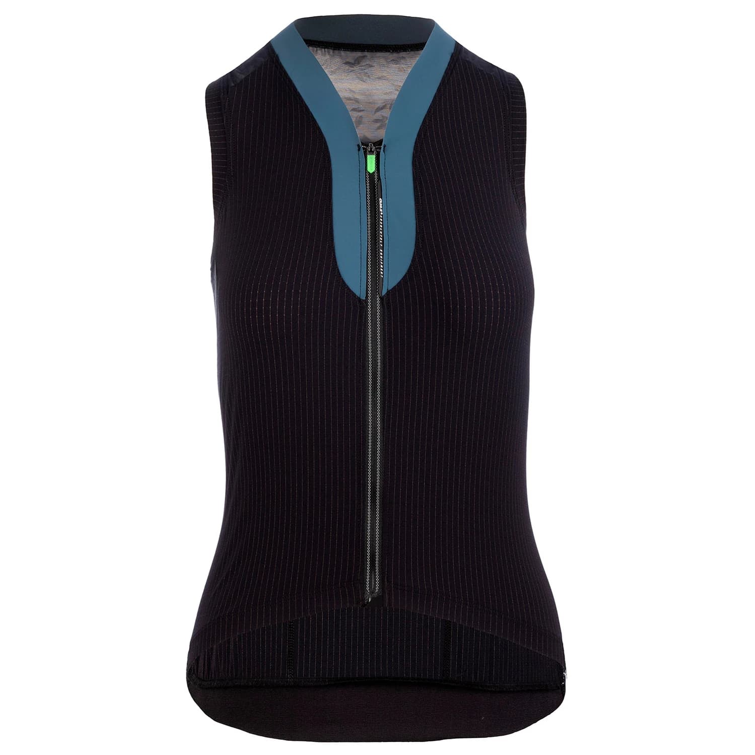 Дамски потник за колоездене Q36.5 Women's Jersey sleeveless L1 Pinstripe Cycling singlet - Black