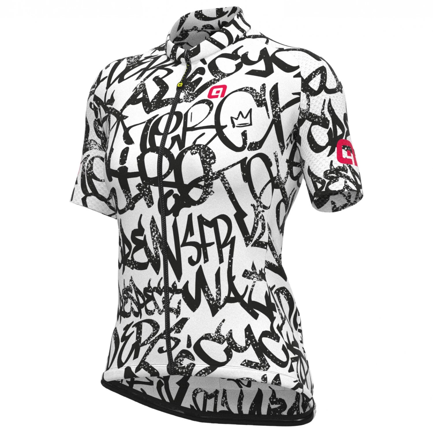 Дамска фланелка с къс ръкав за колоездене Alé Women's Ride Jersey Cycling jersey - White