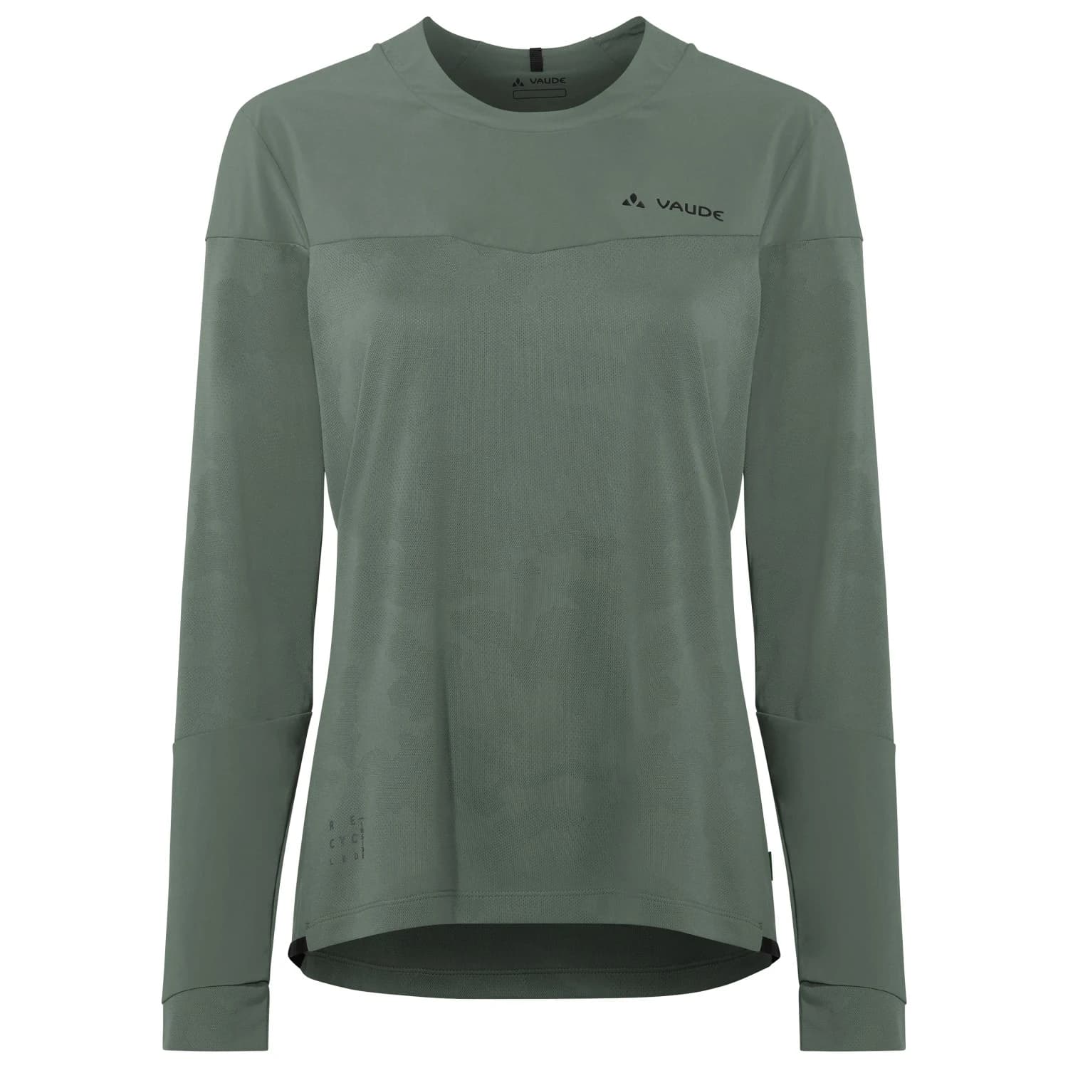 Дамска фланелка с дълъг ръкав за колоездене Vaude Women's Moab L/S Pro Shirt Cycling jersey - Agave
