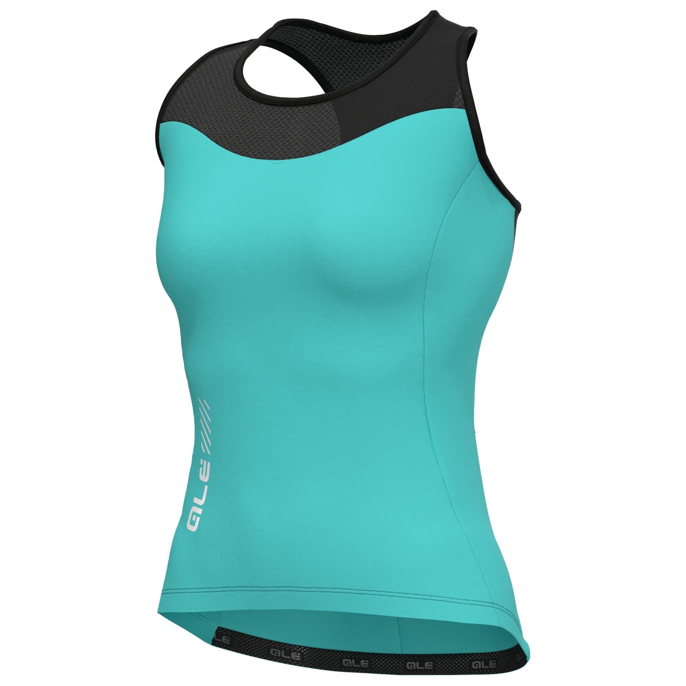 Дамски потник за колоездене Alé Women's Color Block Tank Top Cycling singlet - Bay