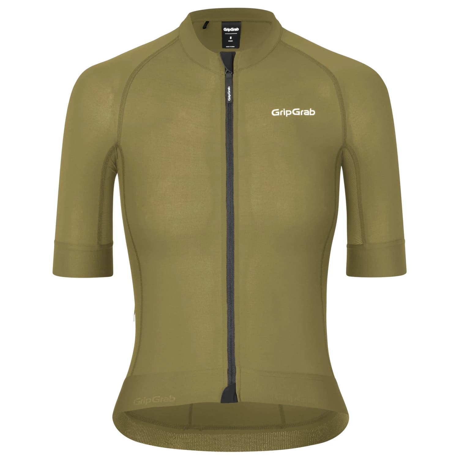 Дамска фланелка с къс ръкав за колоездене GripGrab Women's PACR Short Sleeve Jersey Cycling jersey - Olive Green