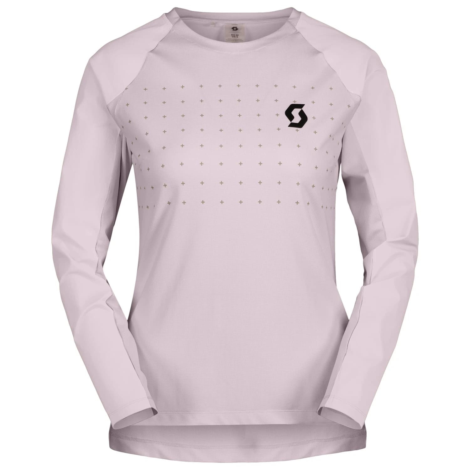 Дамска фланелка с дълъг ръкав за колоездене Scott Women's Tee Trail Vertic Pro L/S Cycling jersey - Bliss Pink