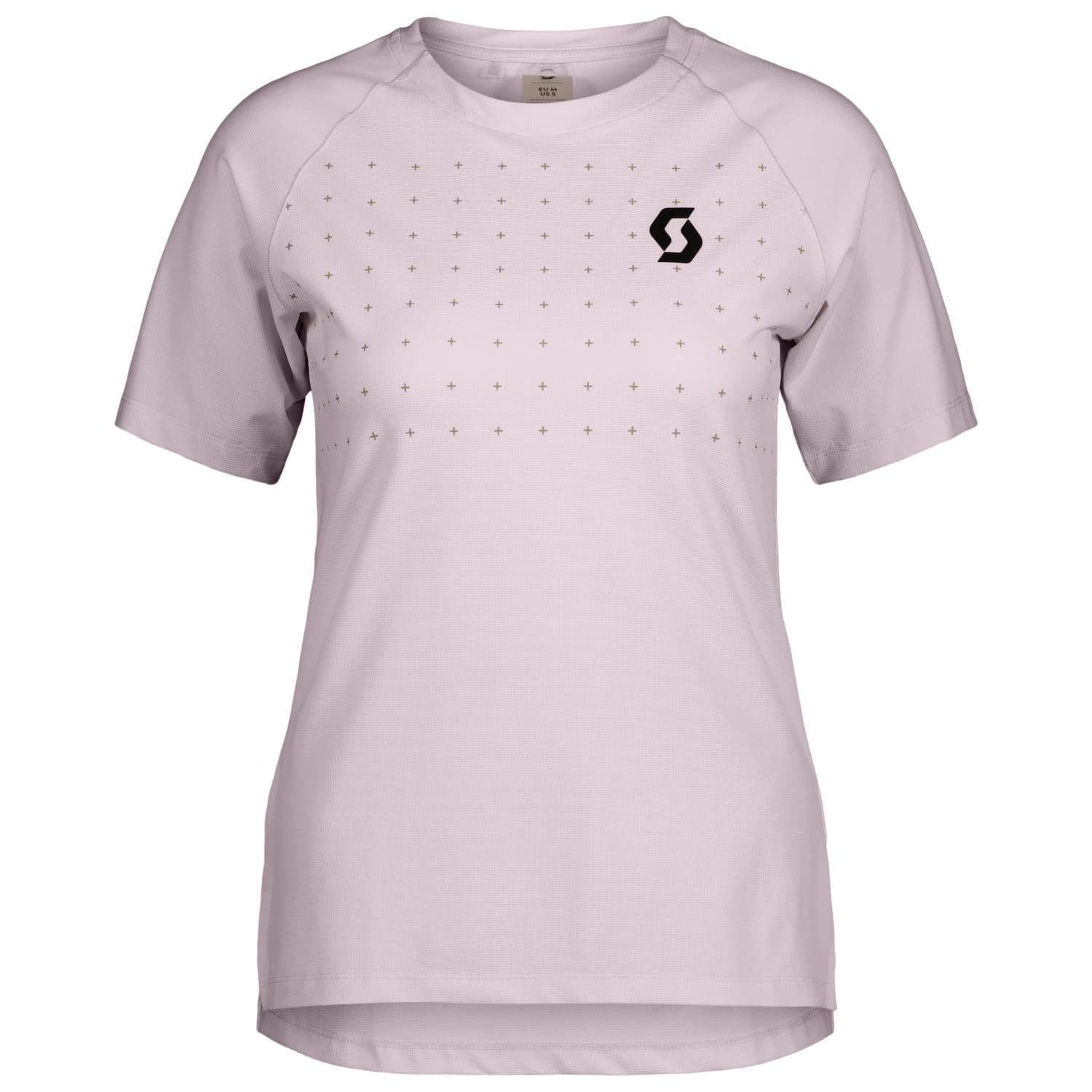 Дамска фланелка с къс ръкав за колоездене Scott Women's Tee Trail Vertic Pro S/S Cycling jersey - Bliss Pink