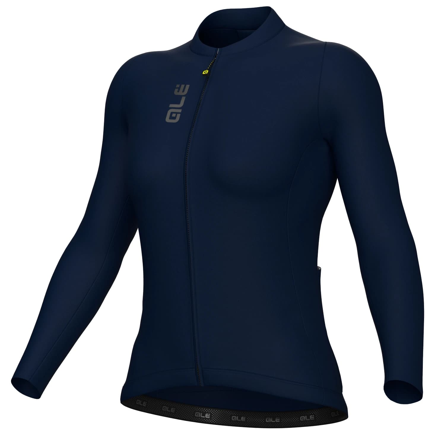 Дамска фланелка с дълъг ръкав за колоездене Alé Women's Pragma Color Block L/S Jersey Cycling jersey - Navy Blue