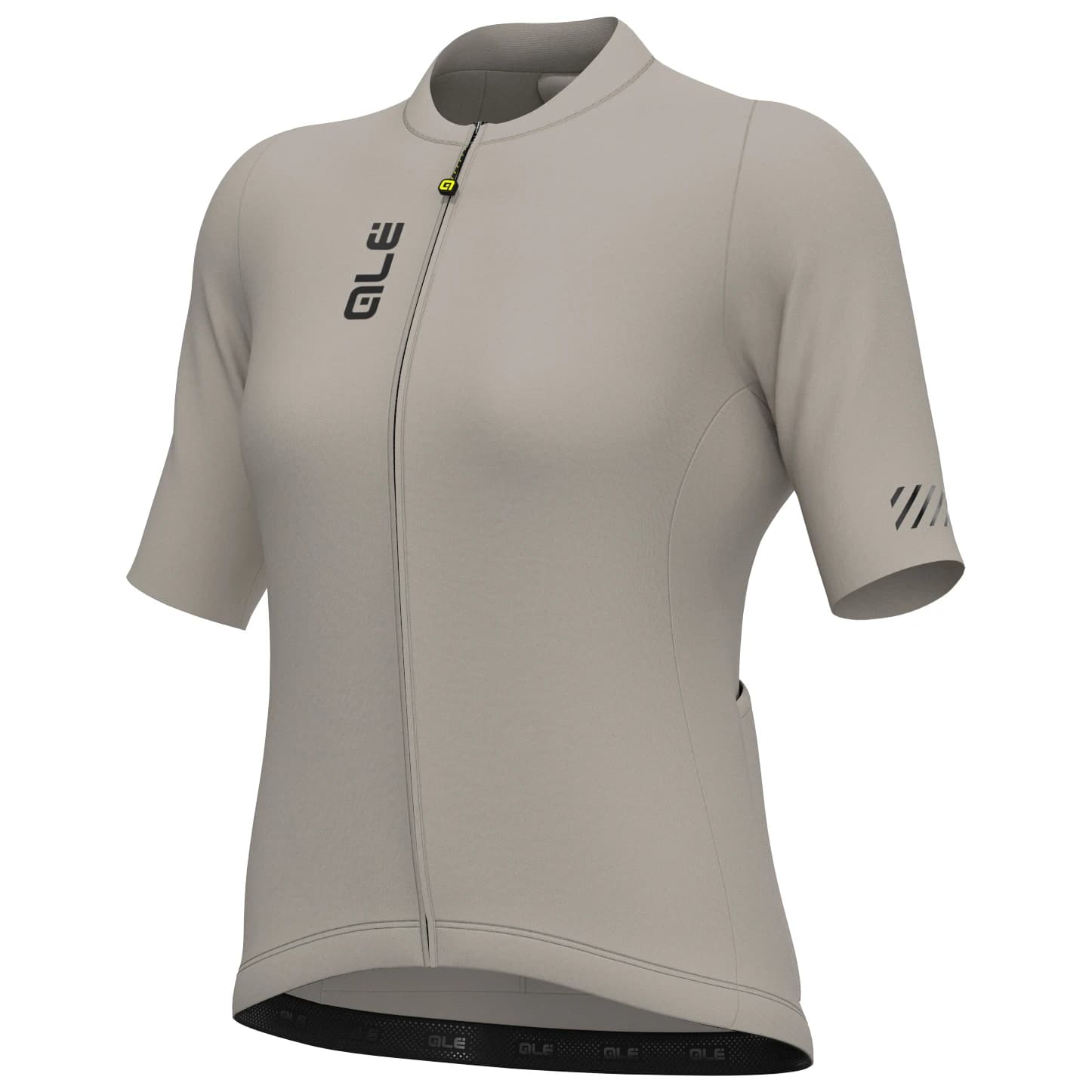 Дамска фланелка с къс ръкав за колоездене Alé Women's Pragma Color Block Off Road S/S Jersey Cycling jersey - Stone