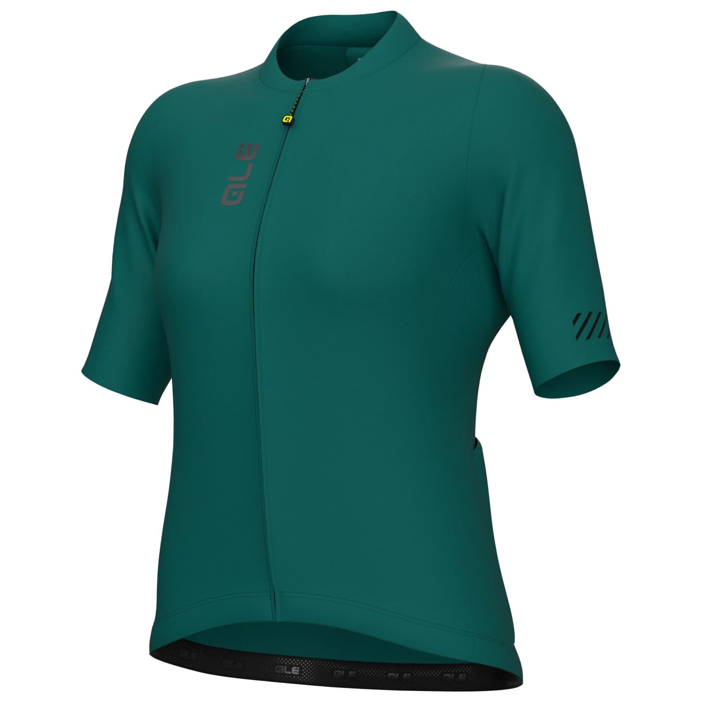 Дамска фланелка с къс ръкав за колоездене Alé Women's Pragma Color Block Off Road S/S Jersey Cycling jersey - Moss Green
