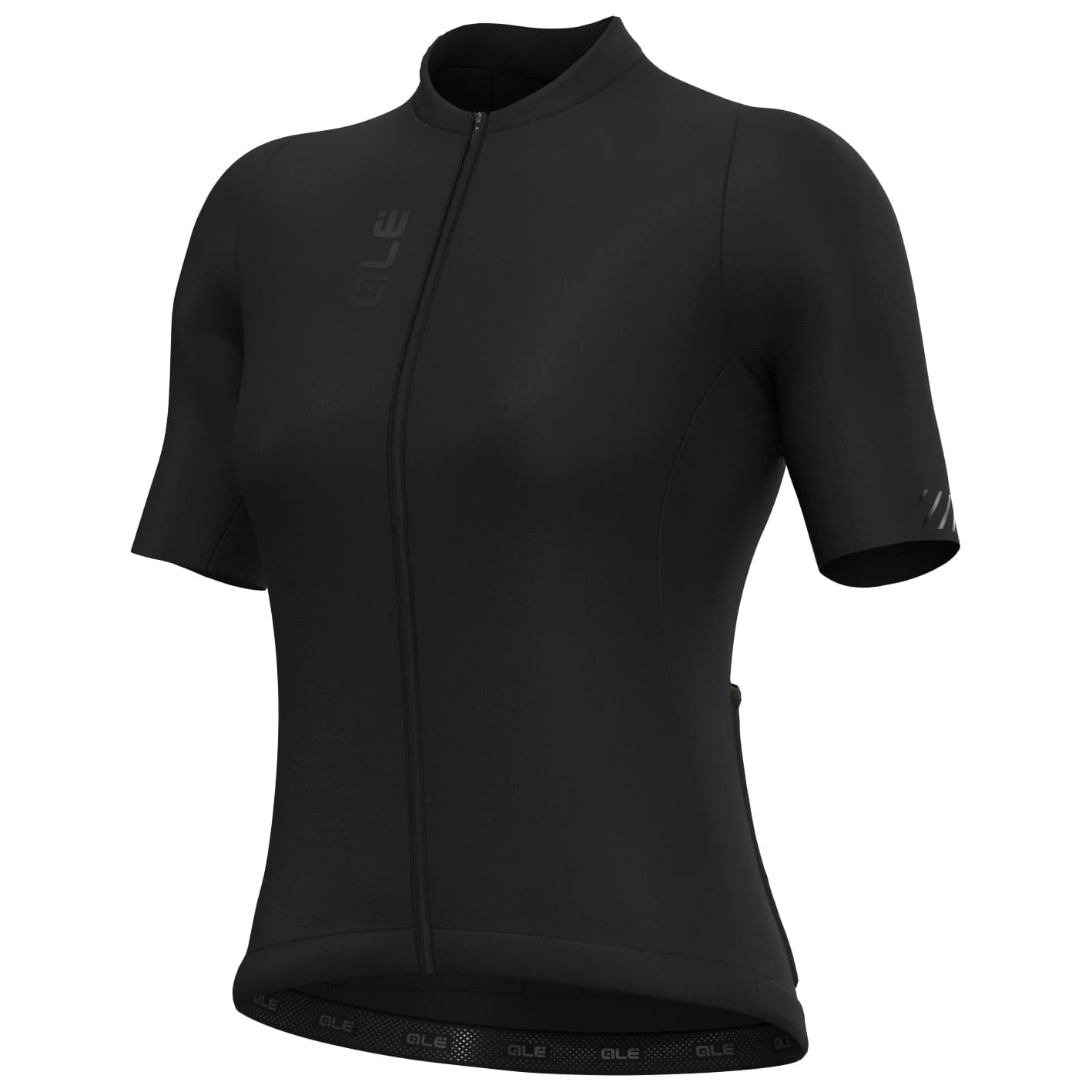 Дамска фланелка с къс ръкав за колоездене Alé Women's Pragma Color Block S/S Jersey Cycling jersey - Black