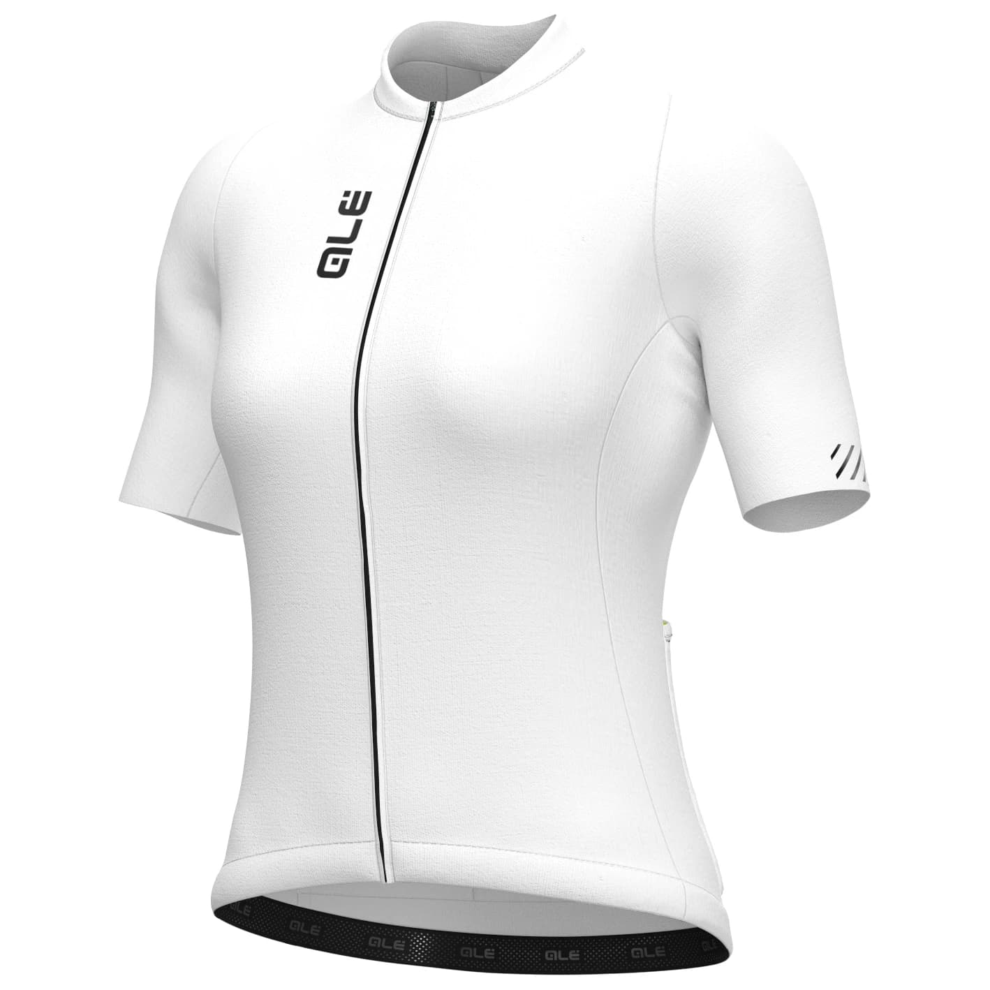 Дамска фланелка с къс ръкав за колоездене Alé Women's Pragma Color Block S/S Jersey Cycling jersey - White