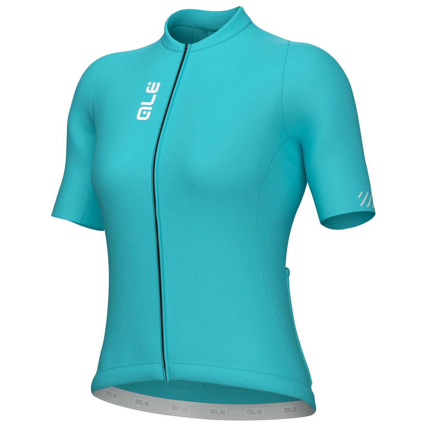 Дамска фланелка с къс ръкав за колоездене Alé Women's Pragma Color Block S/S Jersey Cycling jersey - Bay