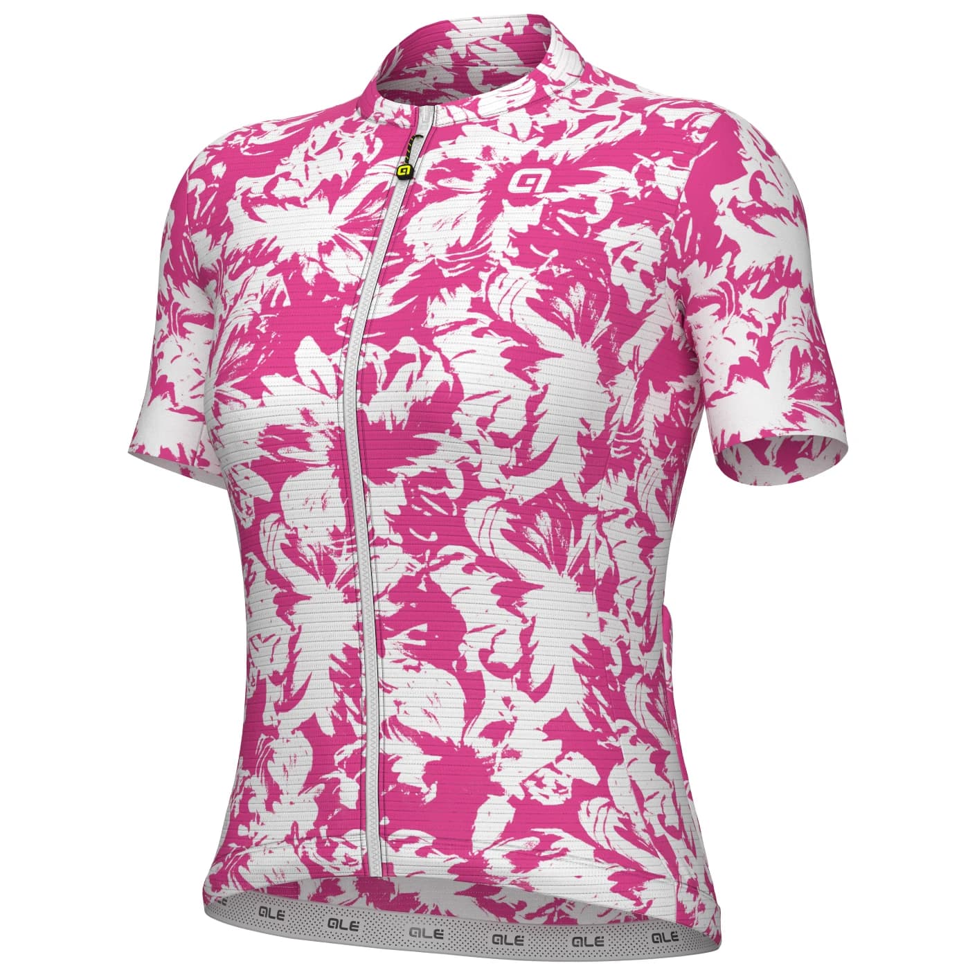 Дамска фланелка с къс ръкав за колоездене Alé Women's Pragma Essenza Jersey Cycling jersey - Fuchsia