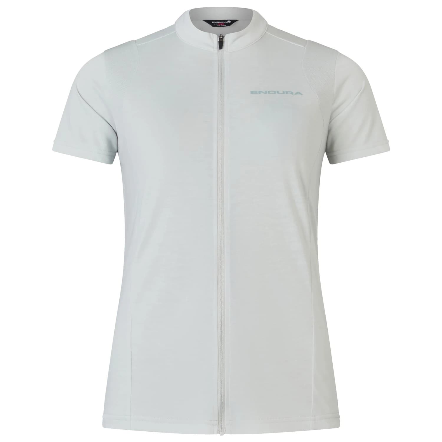 Дамска фланелка с къс ръкав за колоездене Endura Women's Loop S/S Zipped Jersey Cycling jersey - Mains Grey