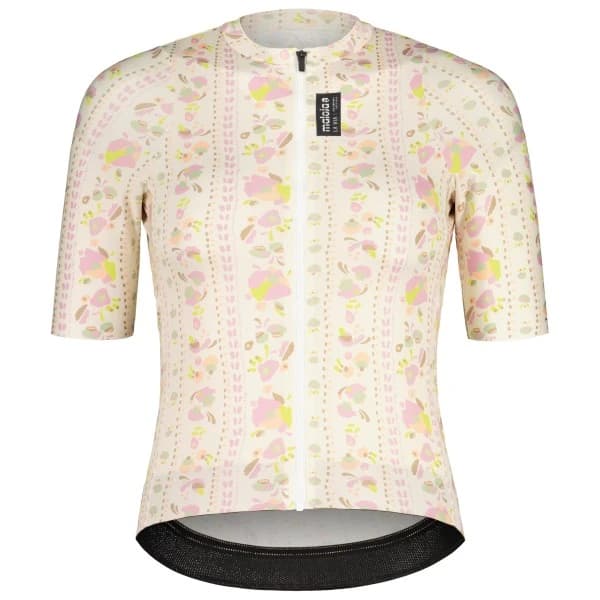 Дамска фланелка с къс ръкав за колоездене Maloja Women's SokostiM. Cycling jersey - Shaded White Rivulet