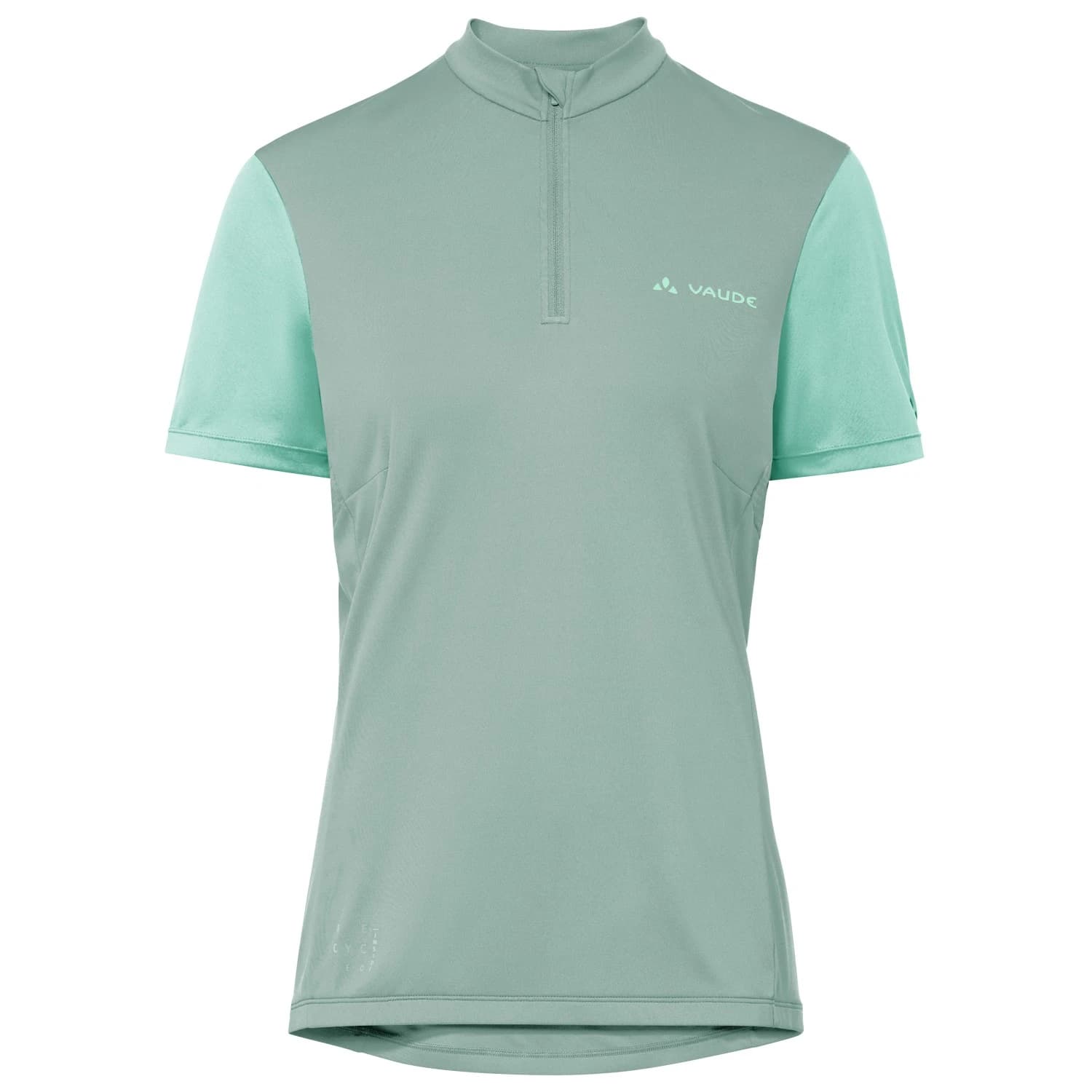 Дамска фланелка с къс ръкав за колоездене Vaude Women's Matera Half Zip Tricot Cycling jersey - Dusty Fern