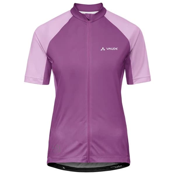Дамска фланелка с къс ръкав за колоездене Vaude Women's Matera Half Zip Tricot Cycling jersey - Magenta