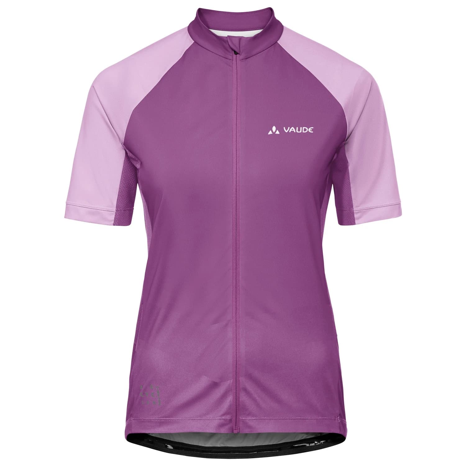 Фланелка с къс ръкав за колоездене Vaude Women's Matera Half Zip Tricot Cycling jersey - Magenta