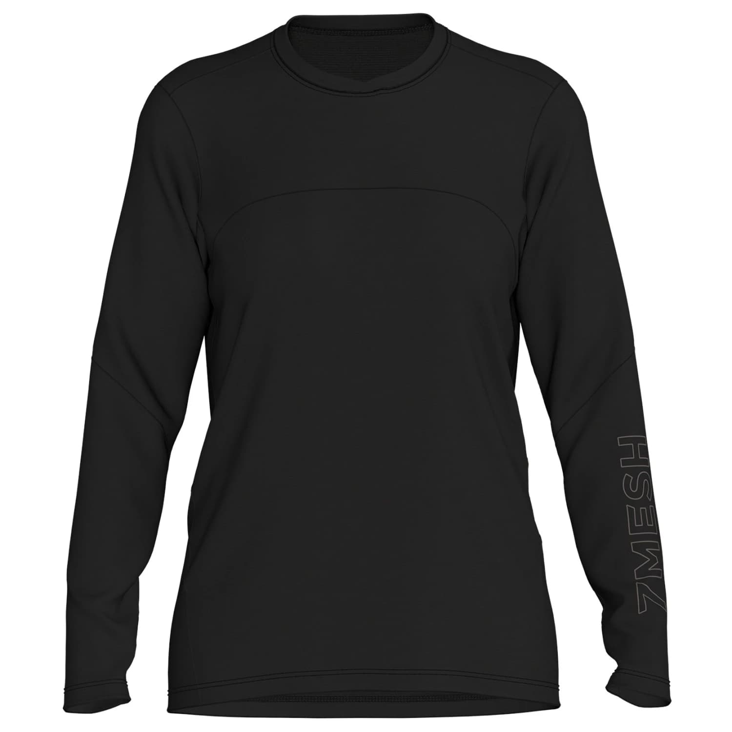 Дамска фланелка с дълъг ръкав за колоездене 7mesh Women's Roam Shirt L/S Cycling jersey - Black