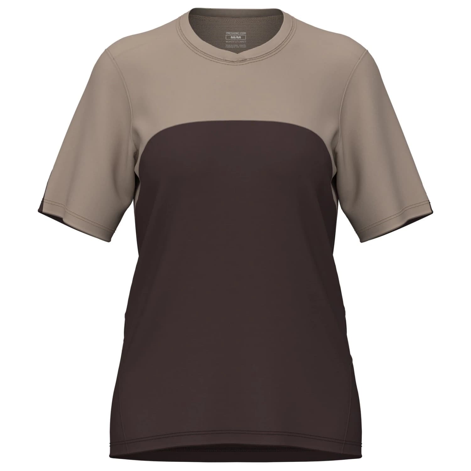 Дамска фланелка с къс ръкав за колоездене 7mesh Women's Roam Shirt S/S Cycling jersey - Mocha