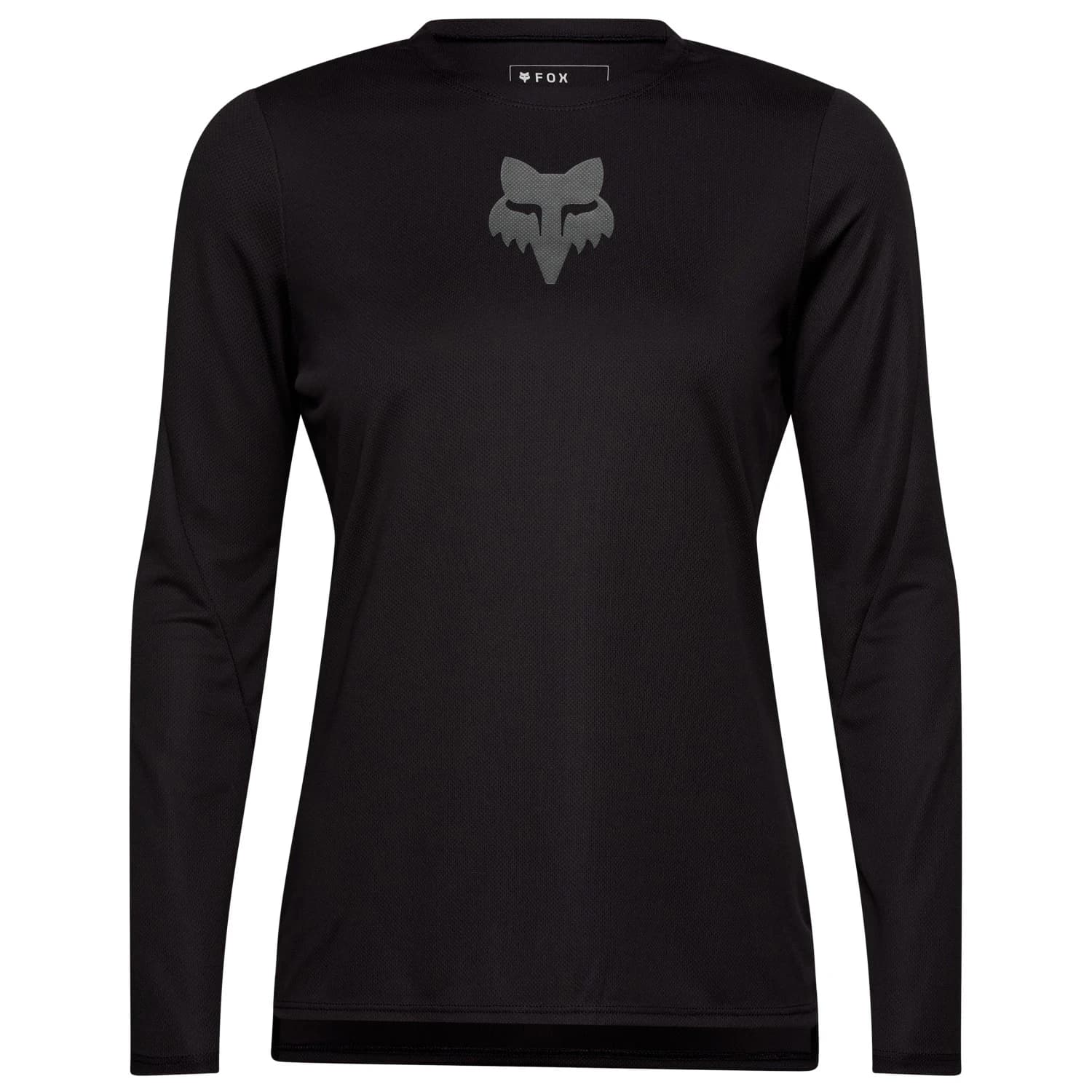 Дамска фланелка с дълъг ръкав за колоездене Fox racing Women's Ranger L/S Jersey Fox Head Cycling jersey - Black