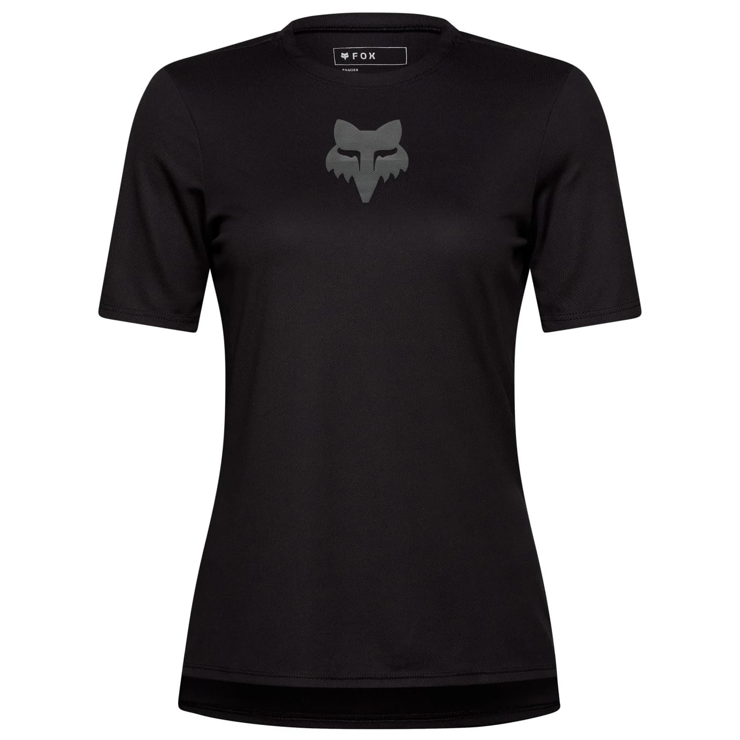 Дамска фланелка с къс ръкав за колоездене Fox racing Women's Ranger S/S Jersey Fox Head Cycling jersey - Black