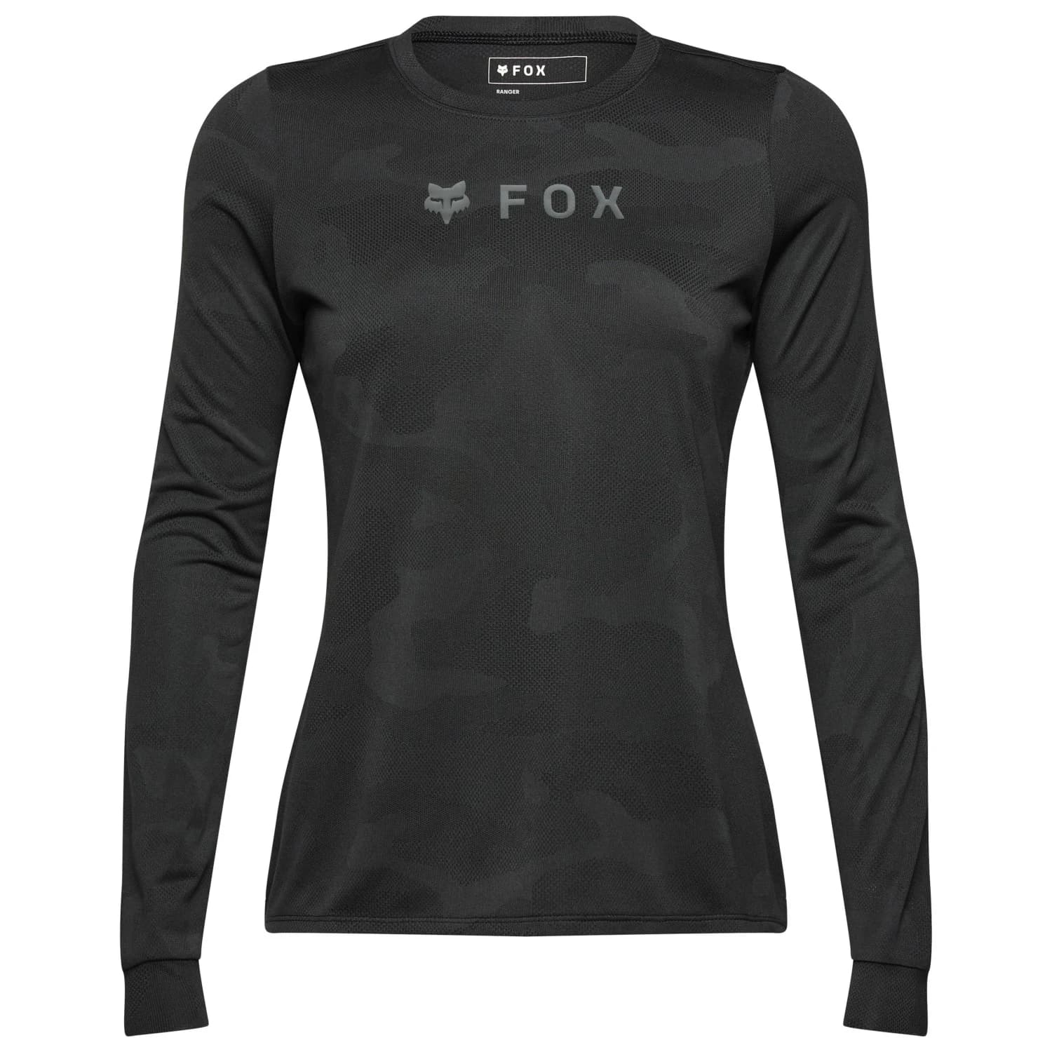 Дамска фланелка с дълъг ръкав за колоездене FOX Racing Women's Ranger Tru Dri L/S Jersey Cycling jersey - Black