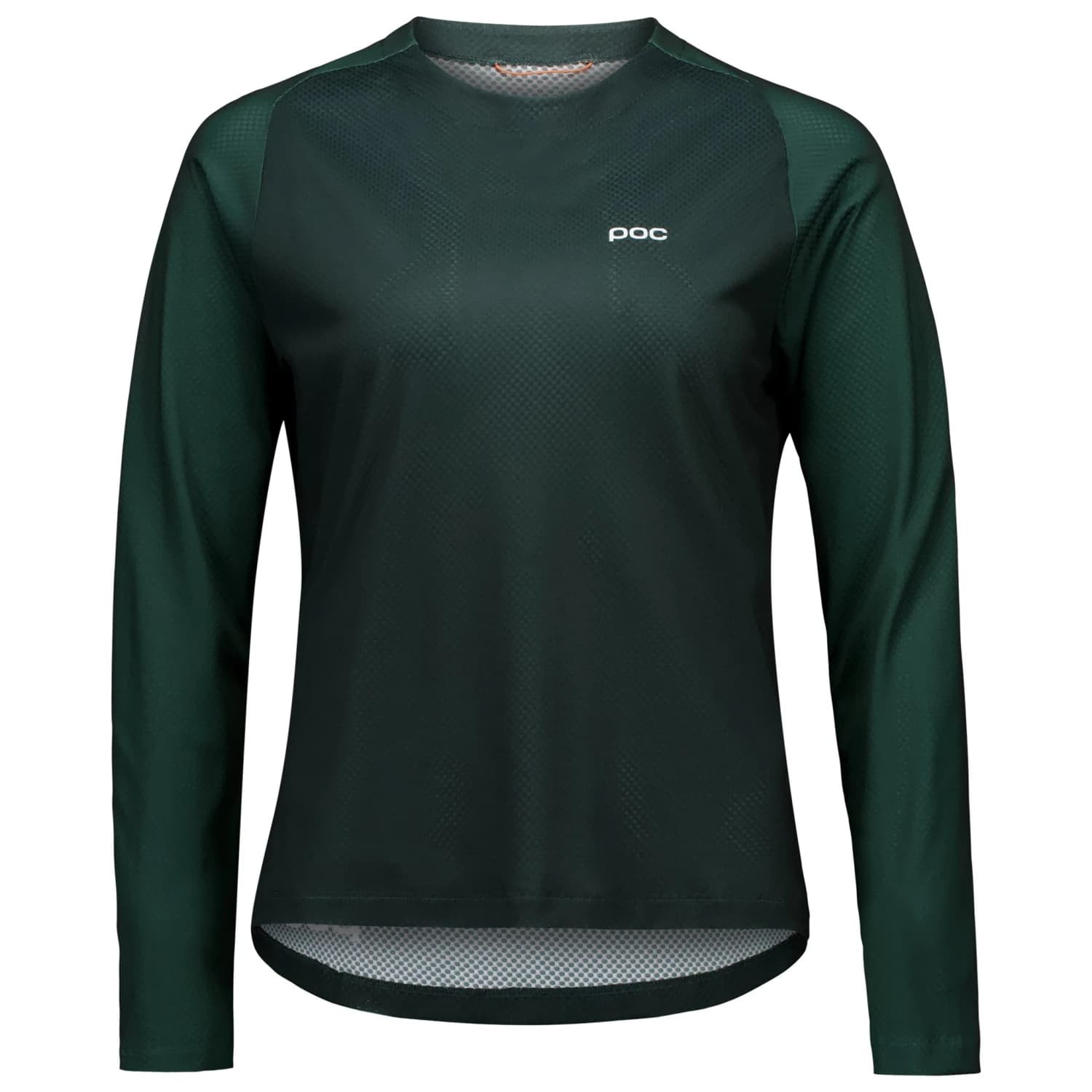 Дамска фланелка с дълъг ръкав за колоездене Poc Women's Motion Air L/S Jersey Cycling jersey - Pargasite Green