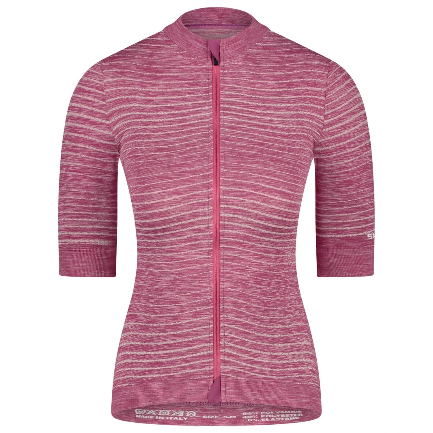 Дамска фланелка с къс ръкав за колоездене Shimano Women's Evolve Terra Seamless Short Sleeves Jersey Cycling jersey - Magenta