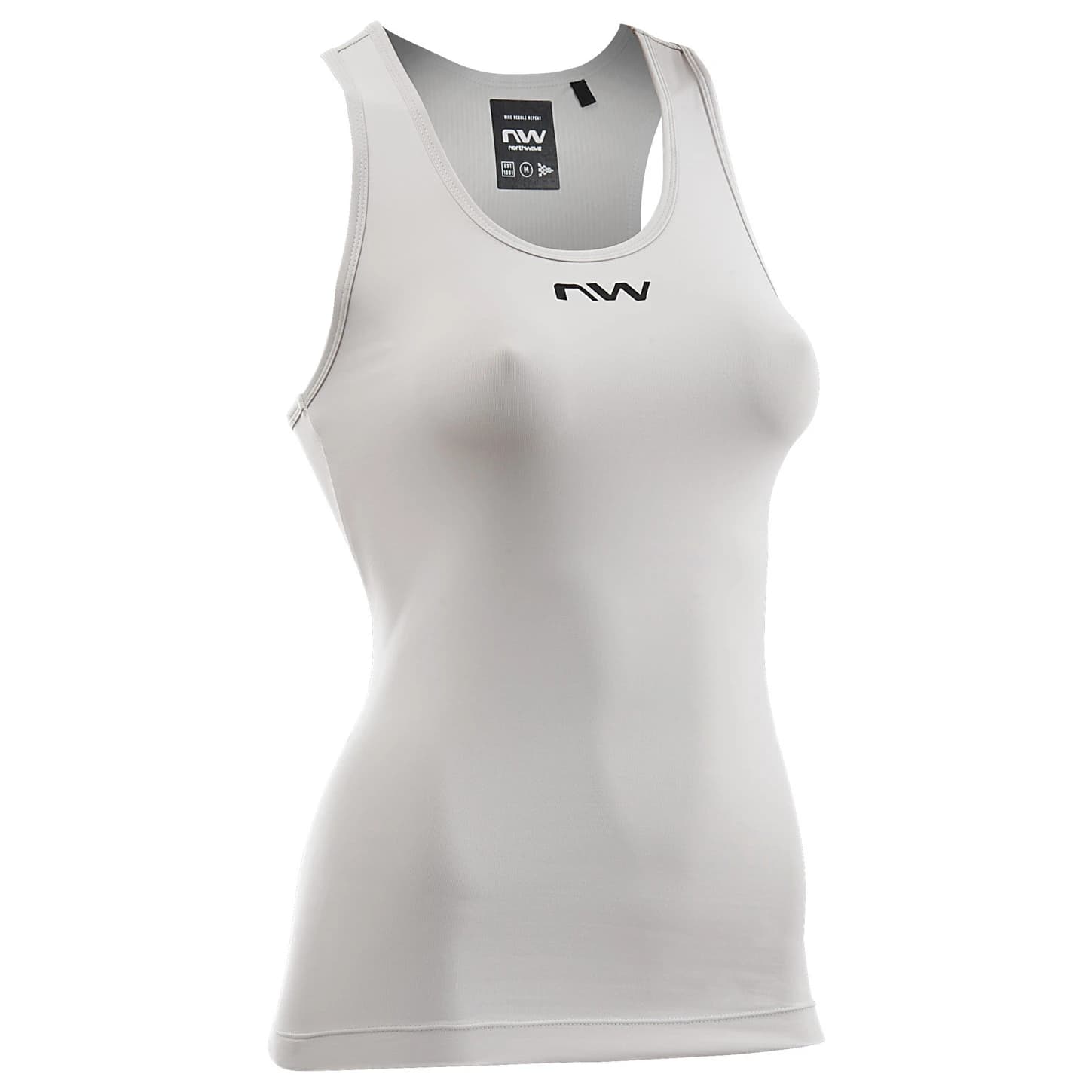 Дамски потник за колоездене Northwave Women's Essence Tank Cycling singlet - Light Grey