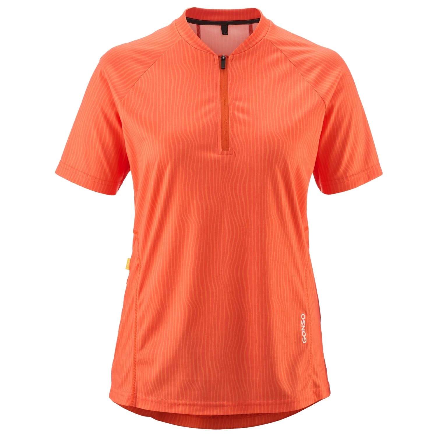 Дамска фланелка с къс ръкав за колоездене Gonso Women's Adventure Jersey Soft Touch Cycling jersey - Fiesta Red